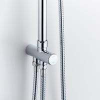 YS34141 Duschsäule, Regenduschsäule mit Knopfschalter-Umstellung, höhenverstellbar;