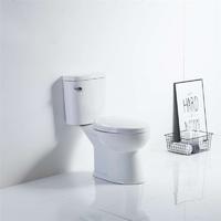 YS22202 2-teilige Keramiktoilette, verlängerte S-Siphon-Toilette, TISI/SNI-zertifizierte Toilette;