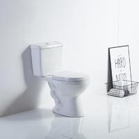 YS22235 2-teilige Keramik-Toilette, direkt gekoppelte S-Siphon-Toilette;