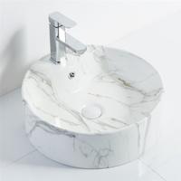 YS28204-MA Keramik-Aufsatzwaschbecken der Stone-Serie, künstlerisches Waschbecken, Keramikwaschbecken;
