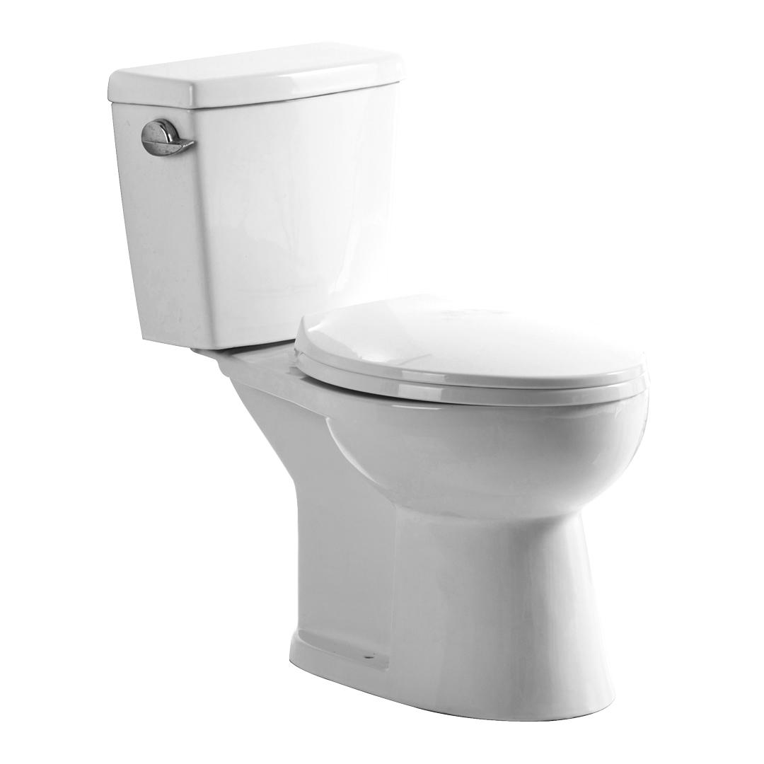YS22238 2-teilige Keramiktoilette, verlängerte S-Siphon-Toilette, TISI/SNI-zertifizierte Toilette;