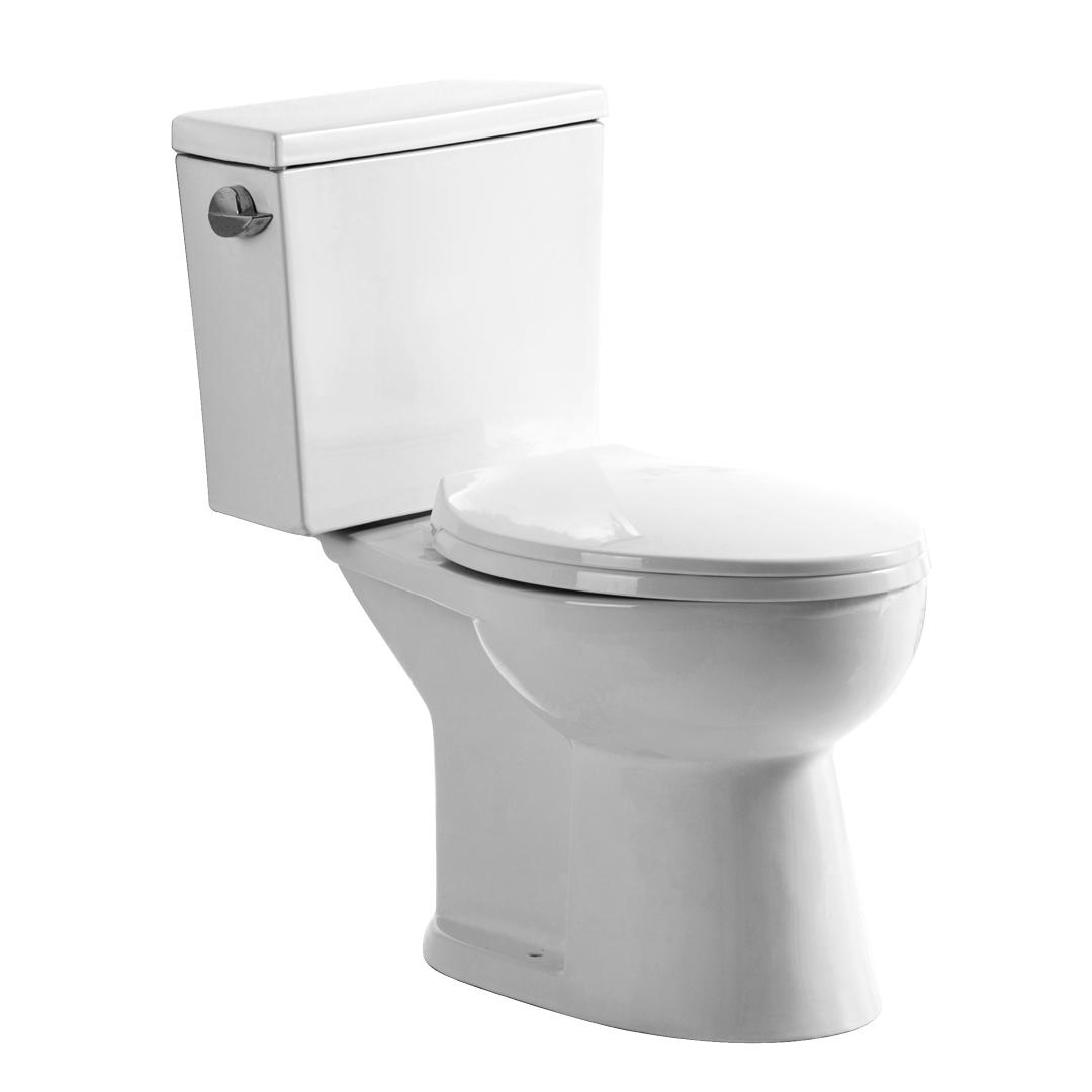 YS22241 2-teilige Keramiktoilette, verlängerte S-Siphon-Toilette, TISI/SNI-zertifizierte Toilette;