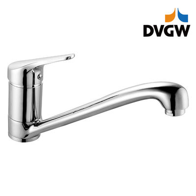 4135-50 DVGW-zertifizierter Messing-Einhebelmischer für Warm-/Kaltwasser, Stand-Küchenmischer, Spültischmischer