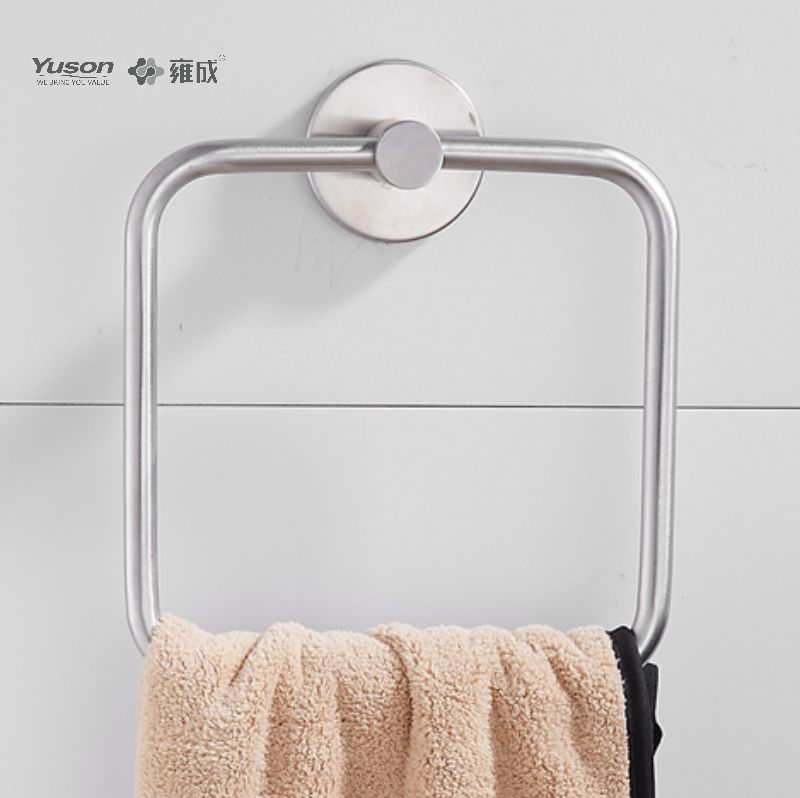 15510 Sleek Badezimmerzubehör, Handtuchring, Handtuchhalter, Zink/Messing/SUS Handtuchhalter, Wandmontage (Serie 15500)