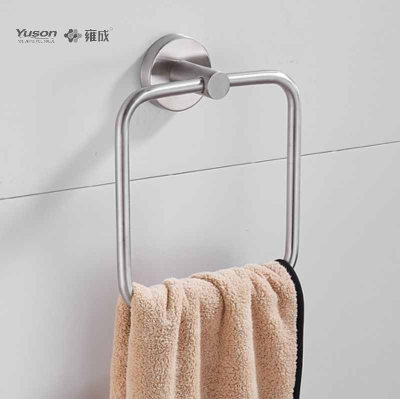 15510 Sleek Badezimmerzubehör, Handtuchring, Handtuchhalter, Zink/Messing/SUS Handtuchhalter, Wandmontage (Serie 15500)
