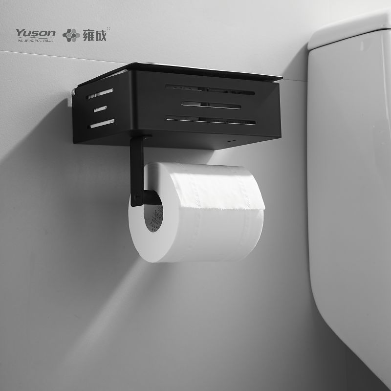 18786C Schlankes Badezimmerzubehör, Toilettenpapierhalter, Toilettenpapierrollenhalter aus Zink/Messing/SUS, Wandmontage (Serie 18700)