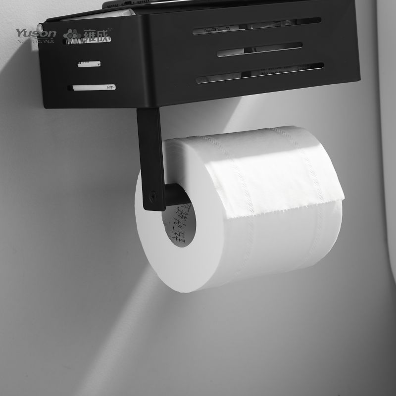18786C Schlankes Badezimmerzubehör, Toilettenpapierhalter, Toilettenpapierrollenhalter aus Zink/Messing/SUS, Wandmontage (Serie 18700)