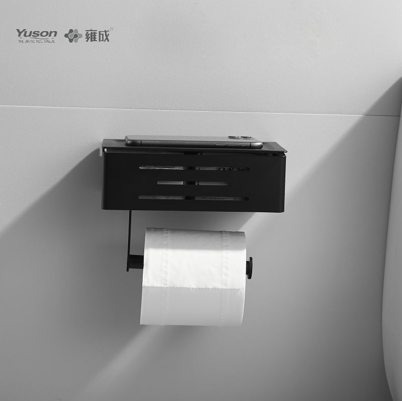 18786C Schlankes Badezimmerzubehör, Toilettenpapierhalter, Toilettenpapierrollenhalter aus Zink/Messing/SUS, Wandmontage (Serie 18700)