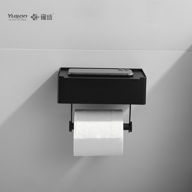 18786D Sleek Badezimmerzubehör, Toilettenpapierhalter, Toilettenpapierrollenhalter aus Zink/Messing/SUS, Wandmontage (Serie 18700)