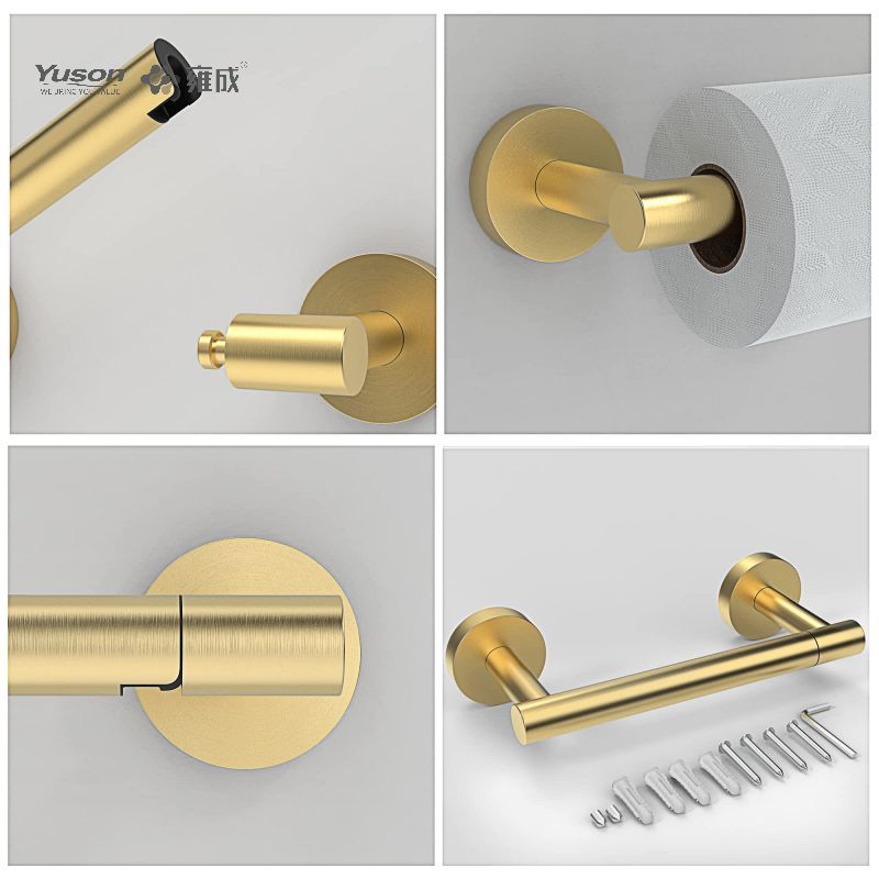 19286P Schlankes Badezimmerzubehör, Toilettenpapierhalter, Toilettenpapierrollenhalter aus Zink/Messing/SUS, Wandmontage (Serie 19200)