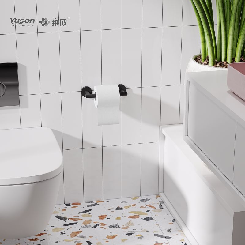 19286P Schlankes Badezimmerzubehör, Toilettenpapierhalter, Toilettenpapierrollenhalter aus Zink/Messing/SUS, Wandmontage (Serie 19200)
