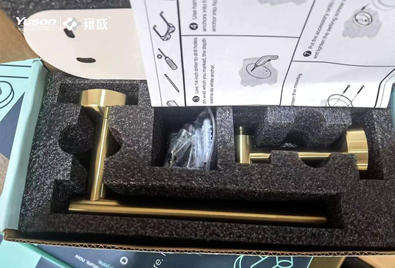 19286P Schlankes Badezimmerzubehör, Toilettenpapierhalter, Toilettenpapierrollenhalter aus Zink/Messing/SUS, Wandmontage (Serie 19200)