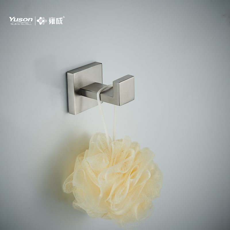 23388 Sleek Badezimmerzubehör, Bademantelhaken, Zink/Messing/SUS-Bademantelhaken, Wandmontage (Serie 23300)