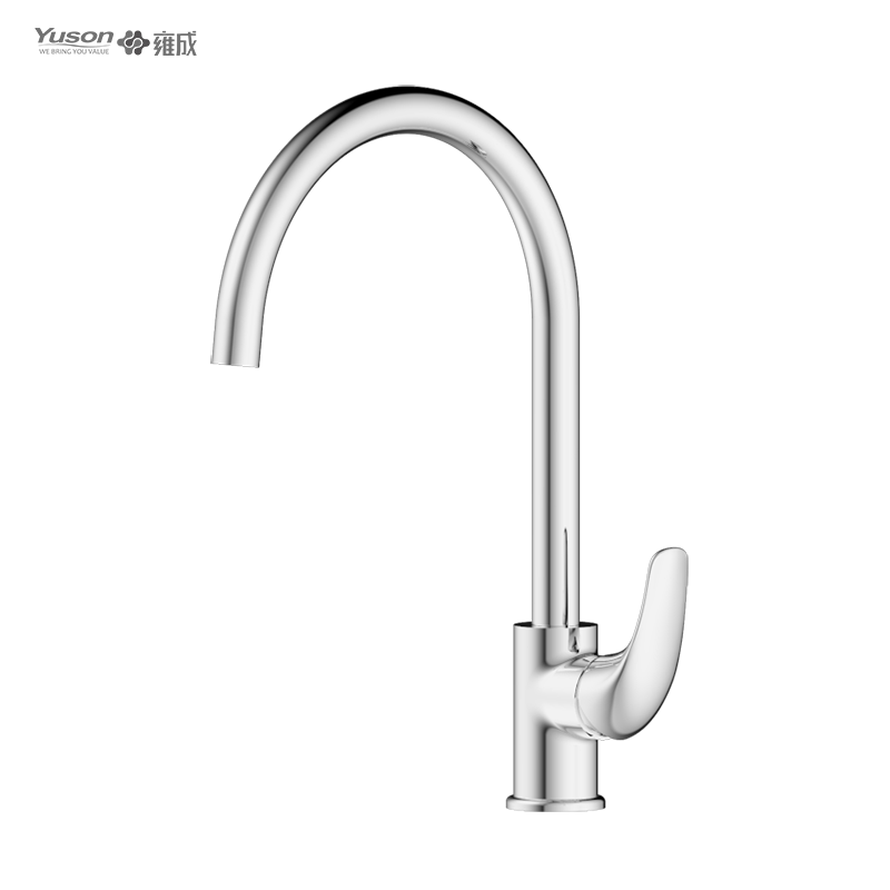 3079-50 Messing-Wasserhahn, Einhebel-Spültischmischer für Warm- und Kaltwasser